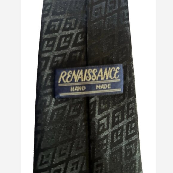 Renaissance Mens Tie Novelty Christmas Smiley Faces/Present 100% Silk Hand Made - Picture 2 of 3